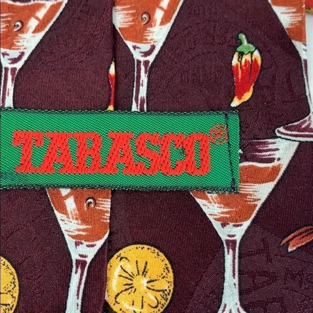 Tabasco brand & Vintage John Wanamaker Philly, PA. Two Silk & acetate ties